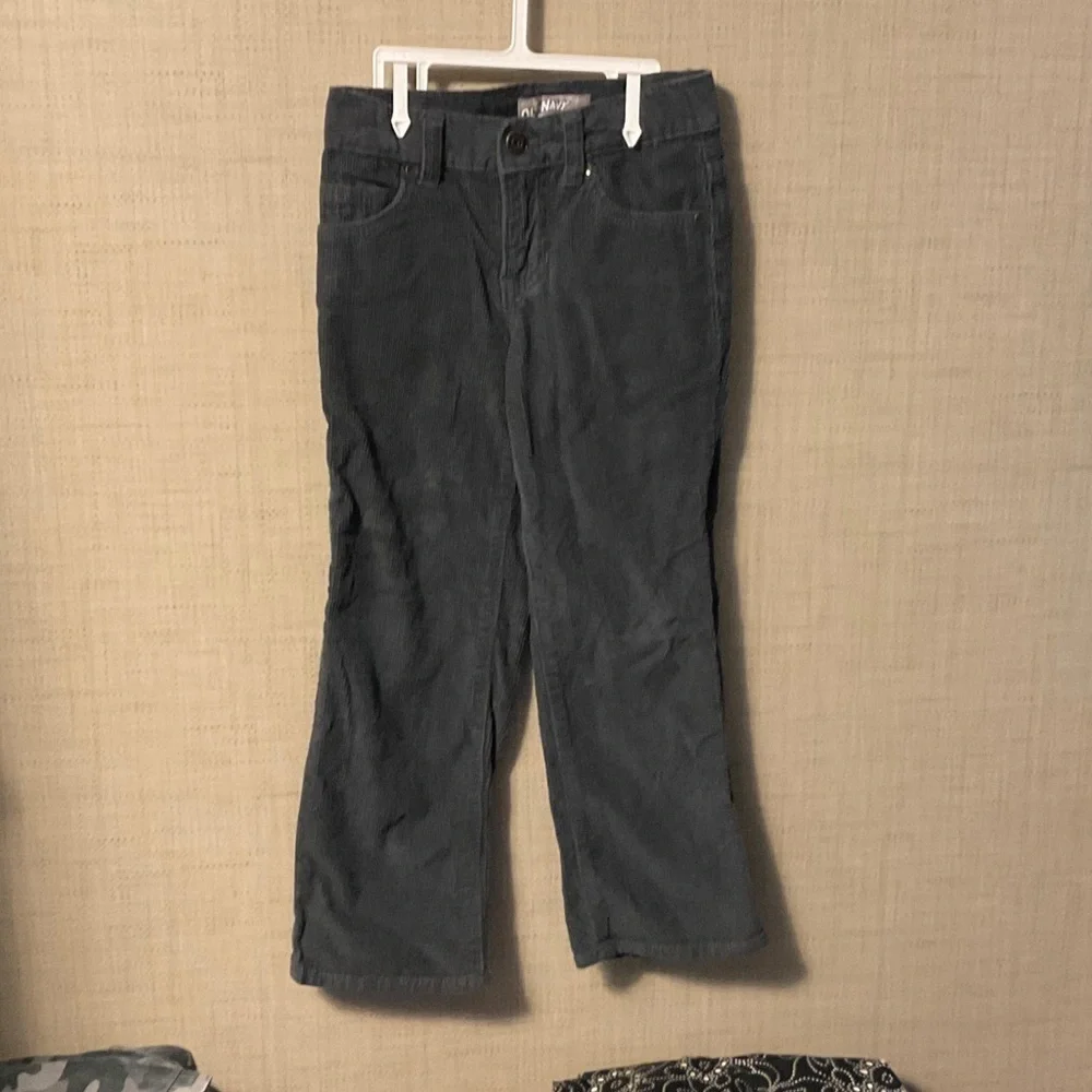 Old Navy Kids Casual Corduroy Pants - Dark Gray